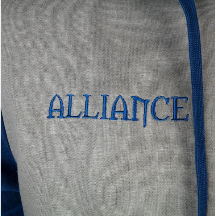 Кофта Jinx World of Warcraft Alliance Varsity Hoodie Dark Grey/Navy L (JINX-10492 GRL) зображення 4