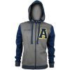 Кофта Jinx World of Warcraft Alliance Varsity Hoodie Dark Grey/Navy L (JINX-10492 GRL)