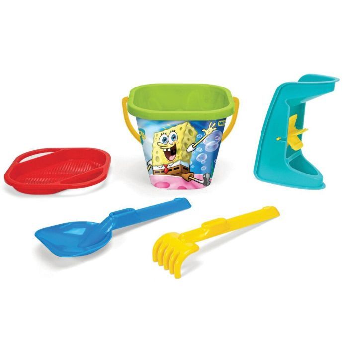 Игрушка для песка Wader Набор 5 элементов Губка Боб, Spongebob (81641)