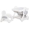 Дитячий стіл Mealux комплект Robin стіл + стілець (KD-F051 White / Grey) зображення 2