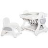 Дитячий стіл Mealux комплект Robin стіл + стілець (KD-F051 White / Grey)
