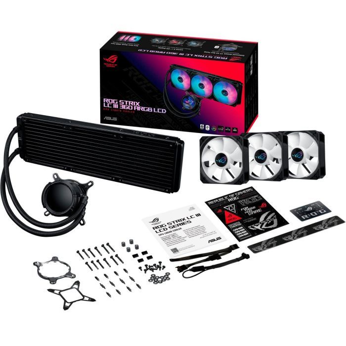 Система рідинного охолодження ASUS ROG Strix LC III 360 ARGB LCD (90RC00W1-M0UAY0) зображення 9