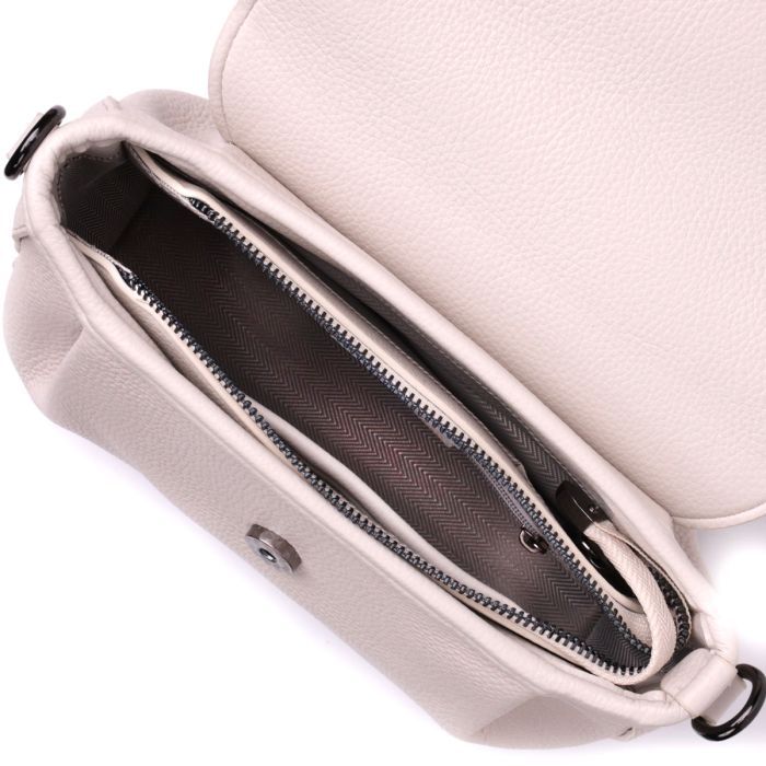 Сумка Vintage Из натуральной кожи Белая (22331) изображение 7