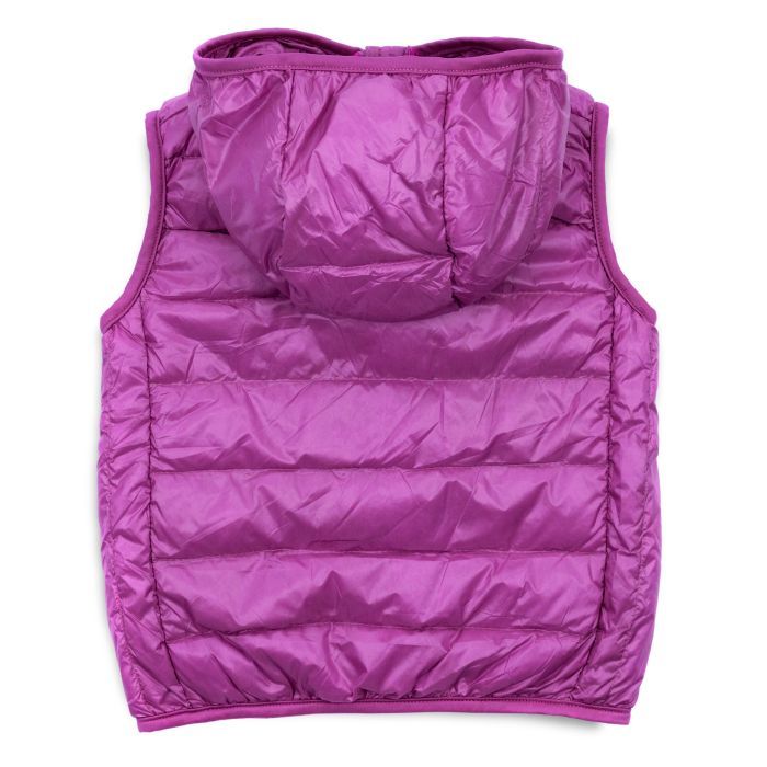 Жилет детский Kurt пуховый с капюшоном (V-HT-580T-100-fuchsia) изображение 2