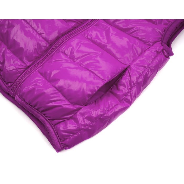 Жилет детский Kurt пуховый с капюшоном (V-HT-580T-100-fuchsia) изображение 4