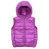 Жилет детский Kurt пуховый с капюшоном (V-HT-580T-100-fuchsia)