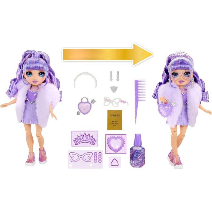 Кукла Rainbow High серии Creative Crystals - Виолетта (121404) изображение 4