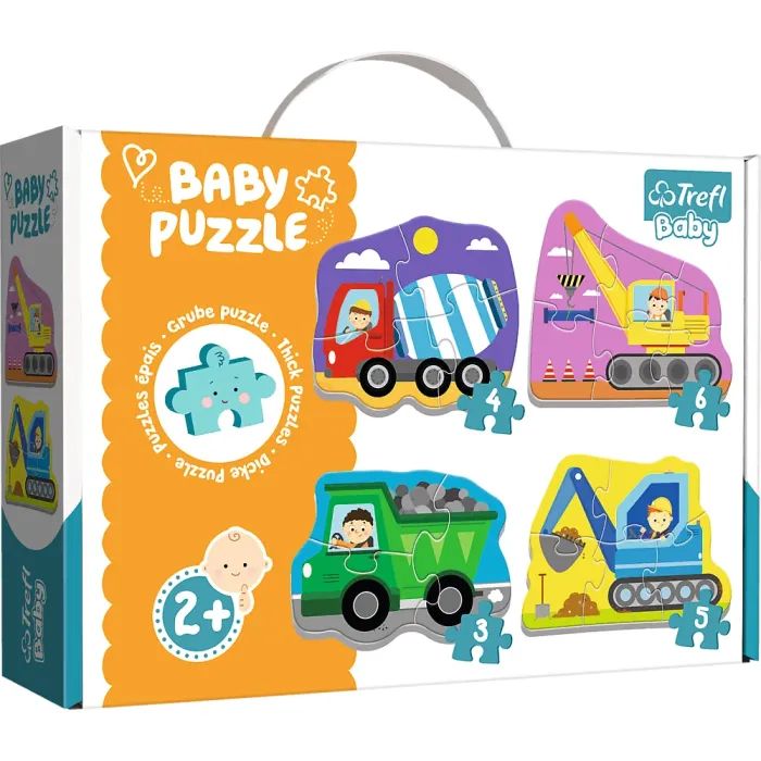 Пазл Trefl Baby Classic Транспортные средства на строительной площадке (5900511360721)