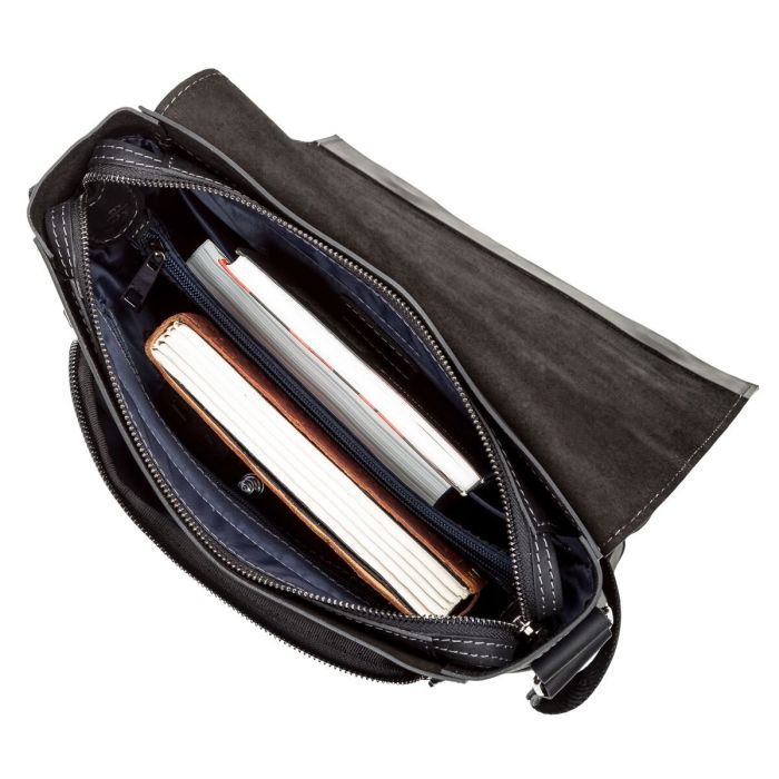 Сумка Shvigel Кожаная Черная (11112) изображение 6