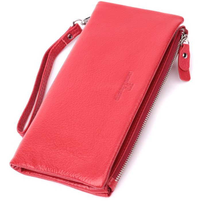 Кошелек ST Leather Из натуральной кожи Красный (22526)