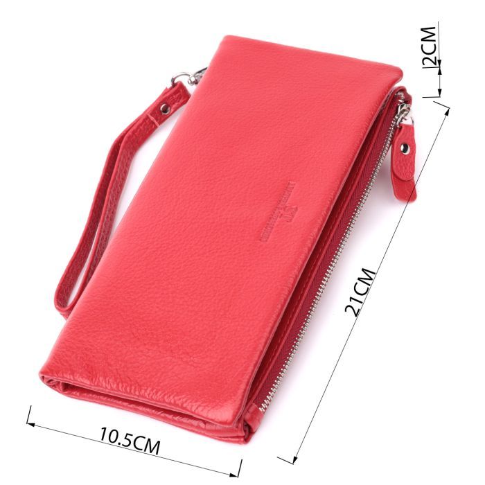 Кошелек ST Leather Из натуральной кожи Красный (22526) изображение 3
