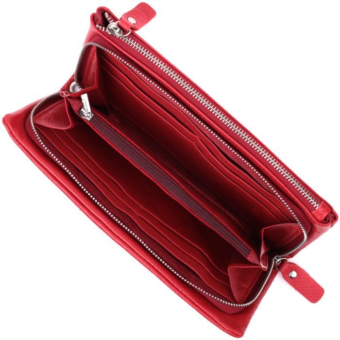 Кошелек ST Leather Из натуральной кожи Красный (22526) изображение 5