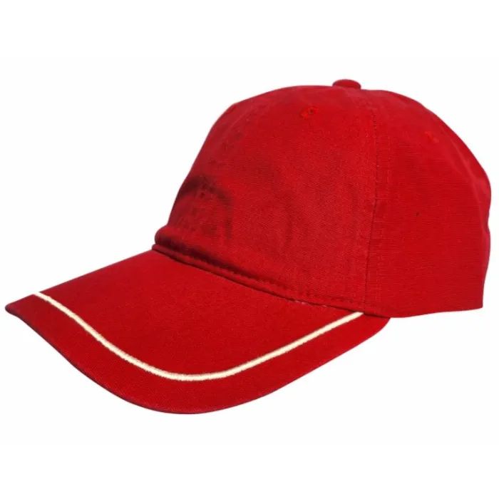 Кепка coFEE Plain canvas червоний (4037-5 CO)