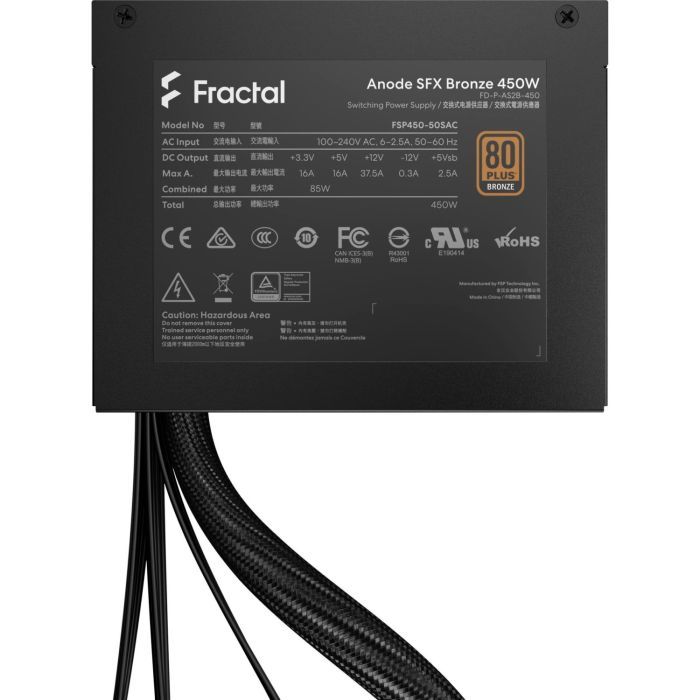 Блок питания Fractal Design 450W Anode SFX Bronze (FD-P-AS2B-450-EU) изображение 7
