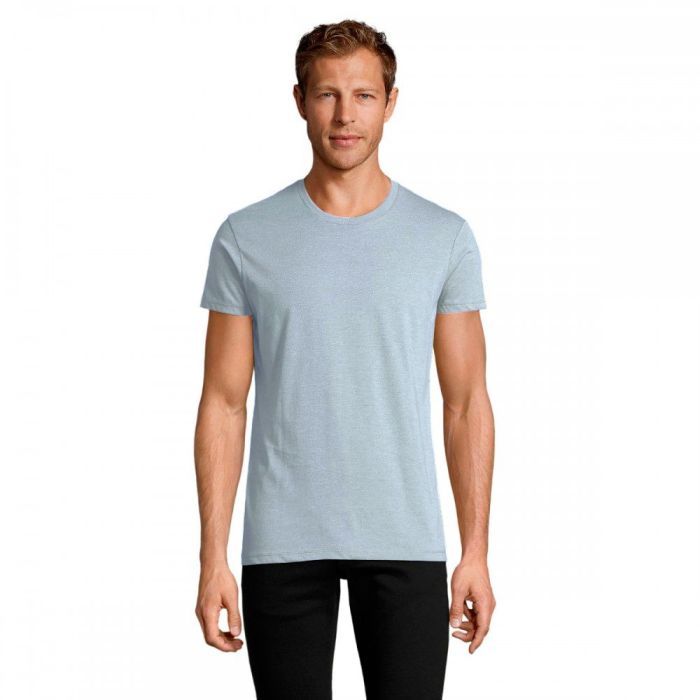 Футболка Sol's Regent Fit небесно-блакитний меланж XL (00553258XL)