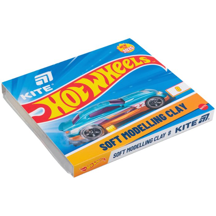 Пластилін Kite Hot Wheels восковий, 18 кольорів, 360 г (HW25-085) зображення 2