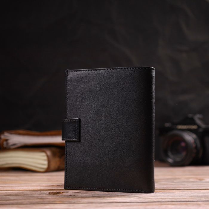 Портмоне Canpellini З натуральної шкіри Чорне (21857) зображення 10