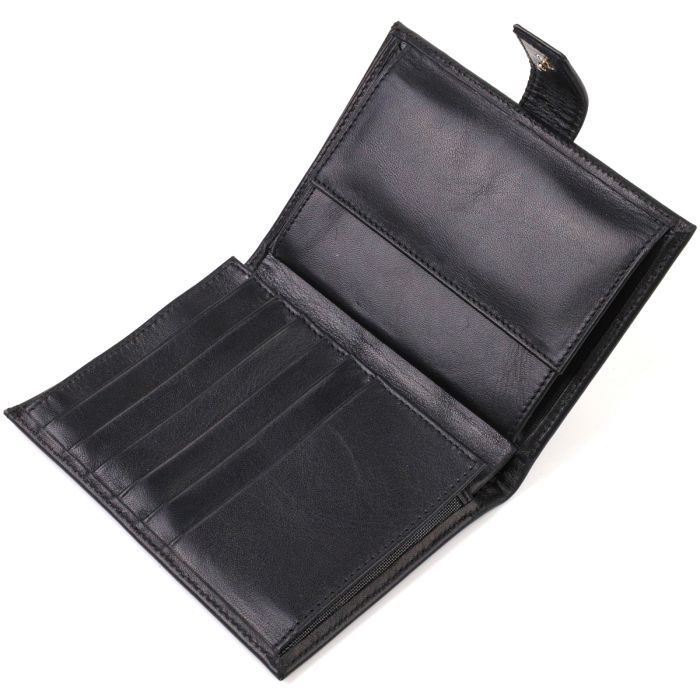 Портмоне Canpellini З натуральної шкіри Чорне (21857) зображення 6