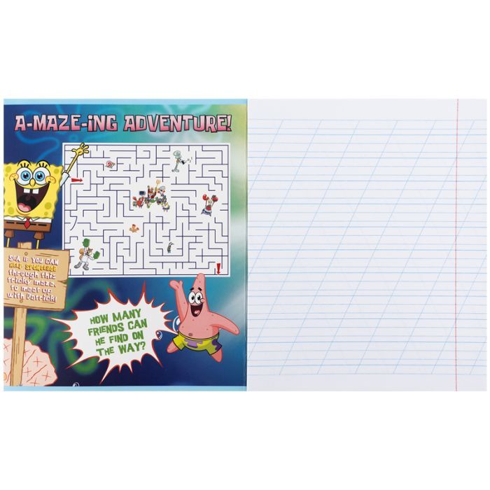 Тетрадь Kite SpongeBob SquarePants, 12 листов, косая линия (SB25-235) изображение 2