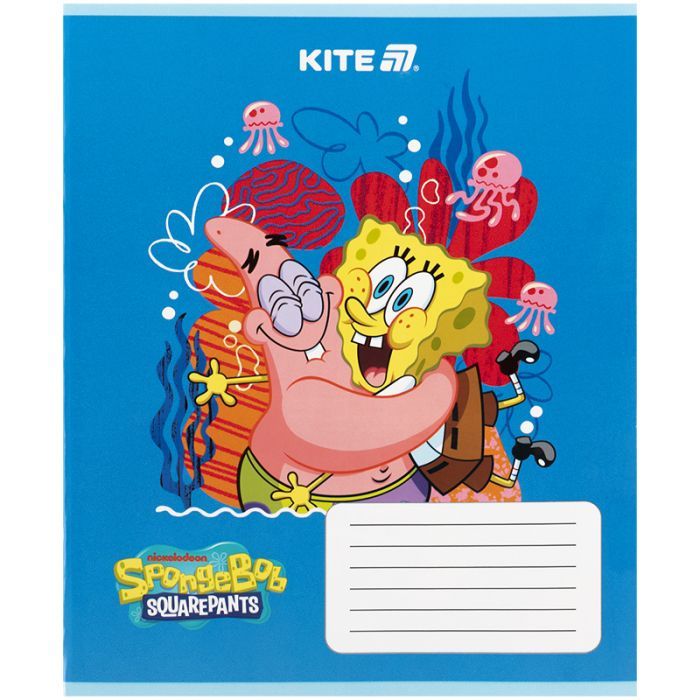 Тетрадь Kite SpongeBob SquarePants, 12 листов, косая линия (SB25-235) изображение 6