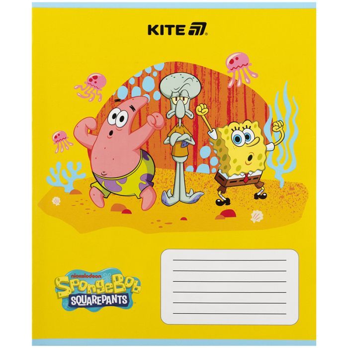Тетрадь Kite SpongeBob SquarePants, 12 листов, косая линия (SB25-235) изображение 8