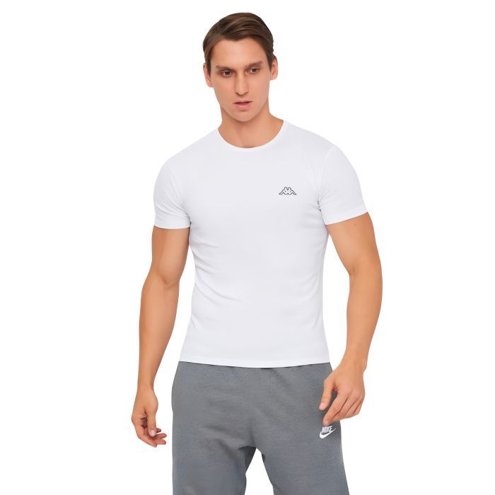 Футболка Kappa T-shirt Mezza Manica Girocollo K1304 Bianco білий XXL (8052394813690)