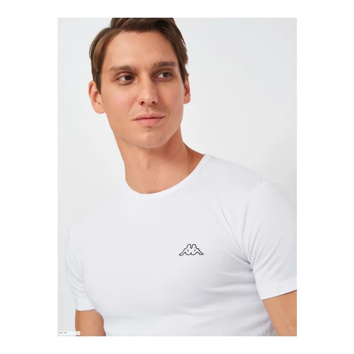 Футболка Kappa T-shirt Mezza Manica Girocollo K1304 Bianco білий XXL (8052394813690) зображення 4