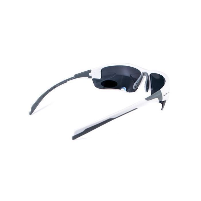 Сонцезахисні окуляри BluWater Samson-3 White Polarized Сірі в білій оправі (BW-SAM3W-GR2) зображення 2