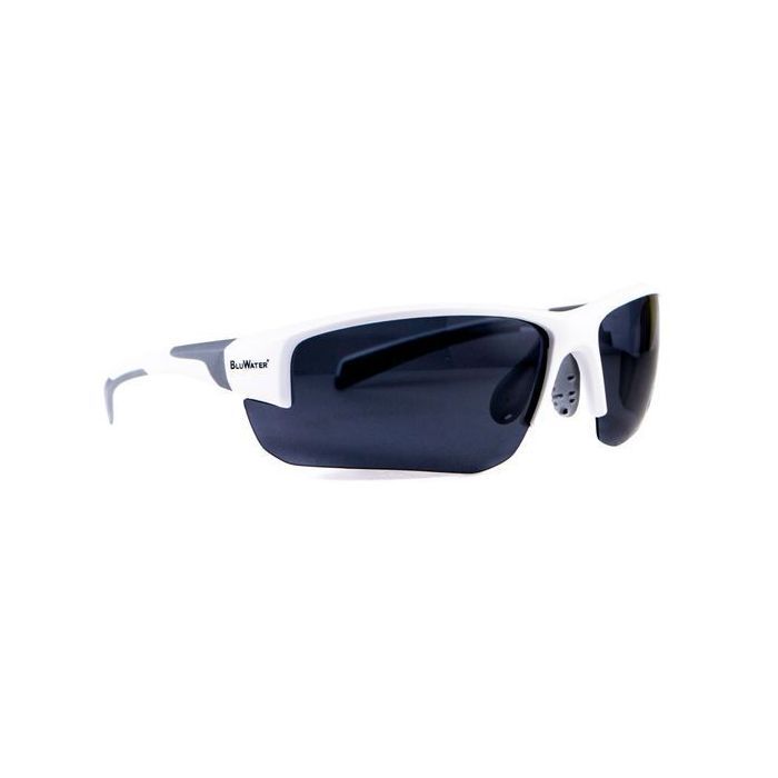 Сонцезахисні окуляри BluWater Samson-3 White Polarized Сірі в білій оправі (BW-SAM3W-GR2) зображення 4