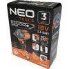 Гайковерт Neo Tools Energy+ 18V, безщітковий, 2400об/хв, 850Нм, 1/2", 3 швидкості, 1.8кг (без АКБ та ЗП) (04-608) зображення 11