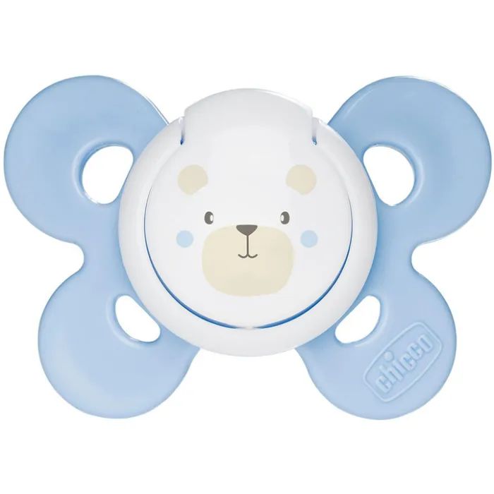 Пустышка Chicco Physio Comfort силіконова від 2 до 6 місяців 1шт. (блакитна) (74911.21.00)