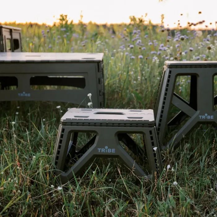 Стілець складаний Tribe Camp Chair Low пластиковий Black (T-EF-0001-black) зображення 12