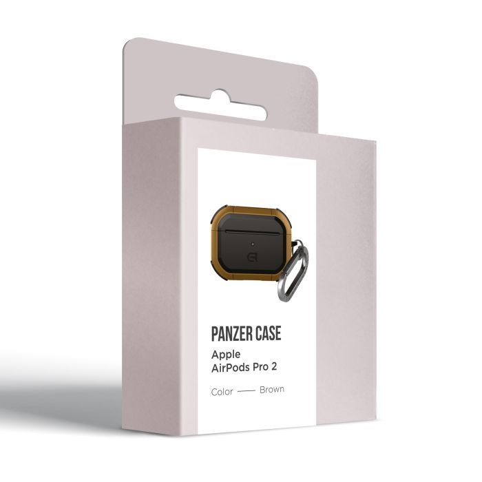 Чохол для навушників Armorstandart Panzer для Apple Airpods Pro 2 Brown (ARM82751) зображення 2