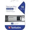 USB флеш накопитель Verbatim 16GB Secure Pro with 256 AES USB 3.2 (98664) изображение 3
