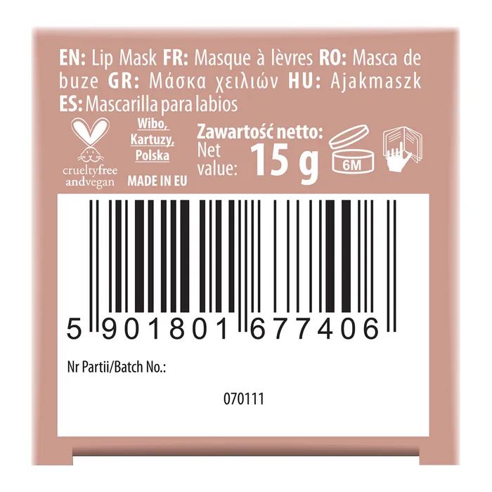 Маска для губ NAM Reviving Lip Mask З олією ши 15 г (5901801677406) зображення 5