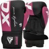 Боксерские перчатки RDX REX F4 Pink/Black-10 унцій (BGR-F4P-10OZ)