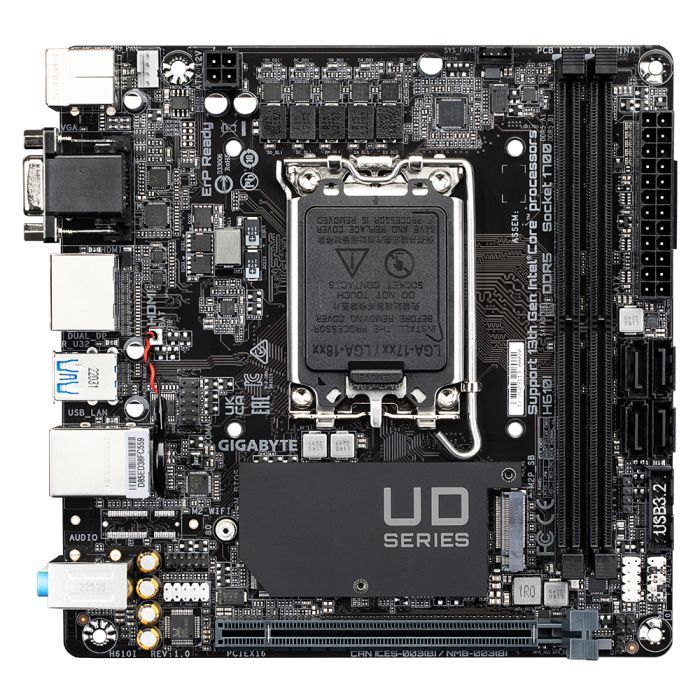 Материнская плата GIGABYTE H610I