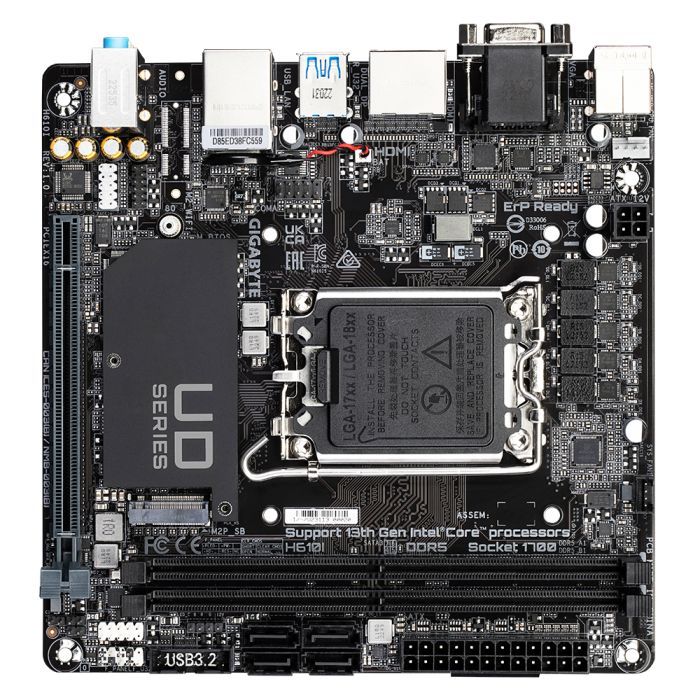 Материнская плата GIGABYTE H610I изображение 4