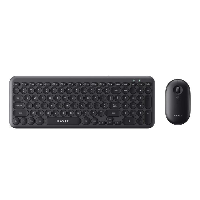 Комплект Havit HV-KB254GCM Wireless UA Black (6939119054168)
