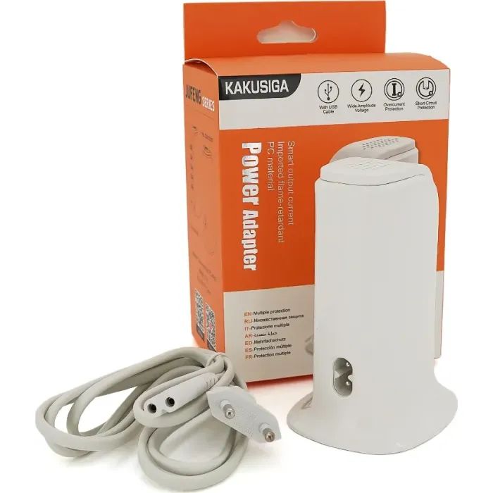 Зарядний пристрій iKAKU KSC-741 Desktop 5xUSB 5V 2.4A 12W White (KSC-741-Wh) зображення 2