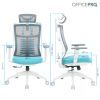 Офісне крісло OfficePro Balance OC550-W-DG-BL (OC550-W-DG-BL) зображення 12