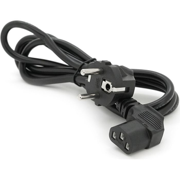 Кабель питания C13 1.5m 0.75mm2 90° corner Voltronic (PC-186A CEE7/7-C13-CCA15) изображение 2