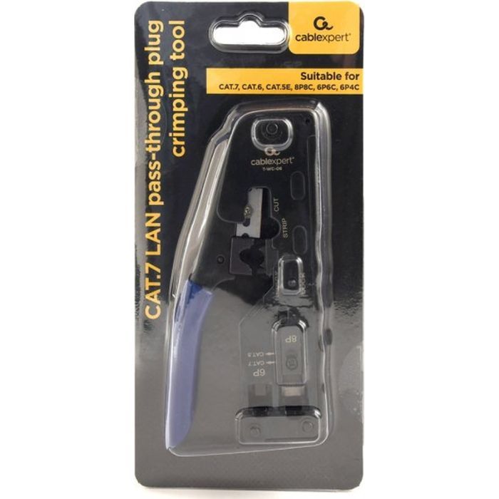 Инструмент RJ45/RJ12/RJ11 обрезает при обжиме Cablexpert (T-WC-06) изображение 5