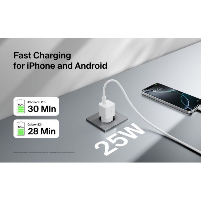 Зарядное устройство Belkin USB-C PD25W PPS white (WCA012KQWH) изображение 6