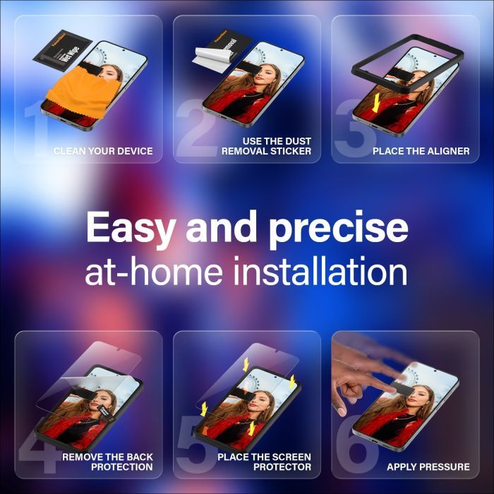 Скло захисне PANZERGLASS Samsung Galaxy S25 Plus Ultra-Wide Fit w. Aligner (PG_SARNUWFG37942) зображення 7