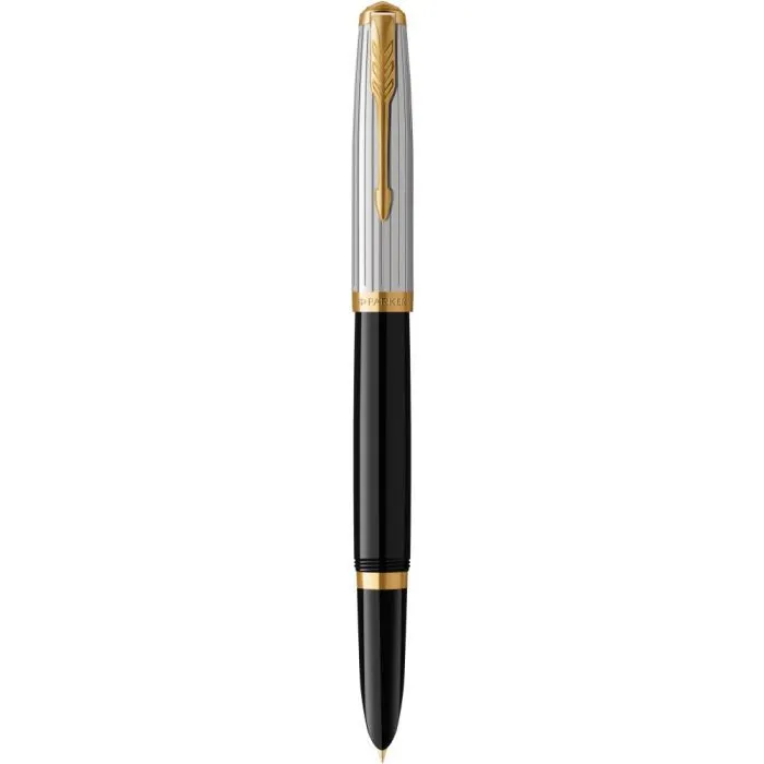 Ручка пір'яна Parker PARKER 51 Premium Black GT  FP F (56 111)