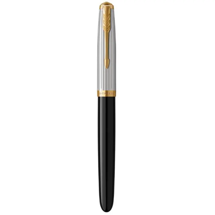 Ручка пір'яна Parker PARKER 51 Premium Black GT  FP F (56 111) зображення 2