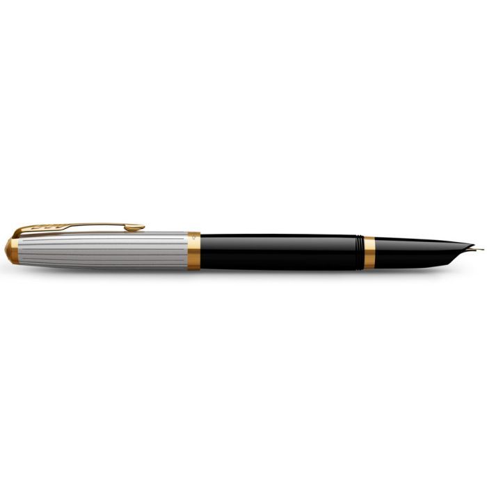 Ручка перьевая Parker PARKER 51 Premium Black GT  FP F (56 111) изображение 4