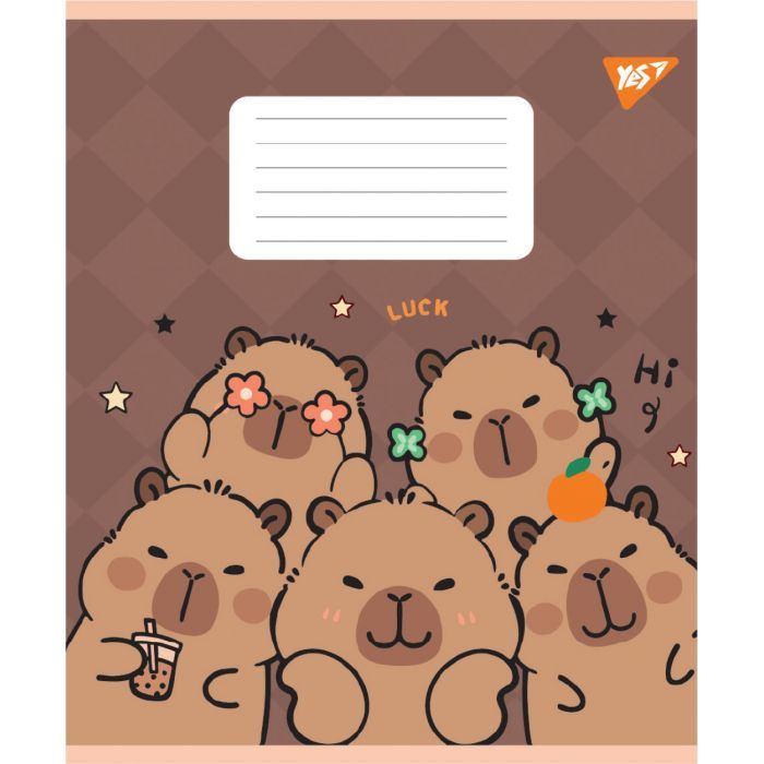 Зошит Yes Capy Tay А5 12 аркушів коса лінія (767800) зображення 2