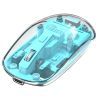 Мышка XO M12 Wireless Transparent/Blue (M12 Blue) изображение 2